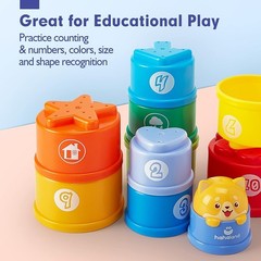 Stacking Toys for Toddlers 1-3 – Stacking Cups – Toddler Toy Age 1-2 Learning…