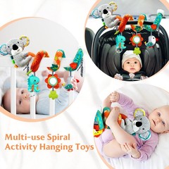 XIXILAND Car Seat Toys Baby 0-3 Months Medium, Multicolored
