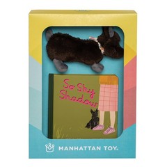 So Shy Shadow Baby and Toddler Board Book & Scottie Stuffed Animal Dog Gift Set