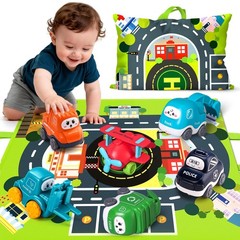 Big Cartoon Truck Car Toys for 1 Year Old Boy with Small, Colorful