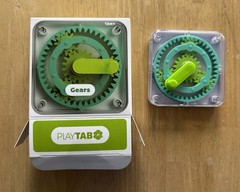 Fat Brain PlayTab – Gears – sensory toy – individual block – magnetic