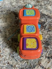 Vtech Interactive Toy Toddler Animal Train Roll And Surprise Red Age 6-36 Months