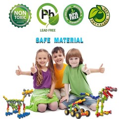Stem Building Toys for 3 4 5 6 7 8 Year Old Boys Girls Kids,125 Pieces Buildi…