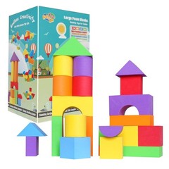 Foam Building Blocks Toddlers Soft Stacking Baby Blocks Toys 18M+ Large