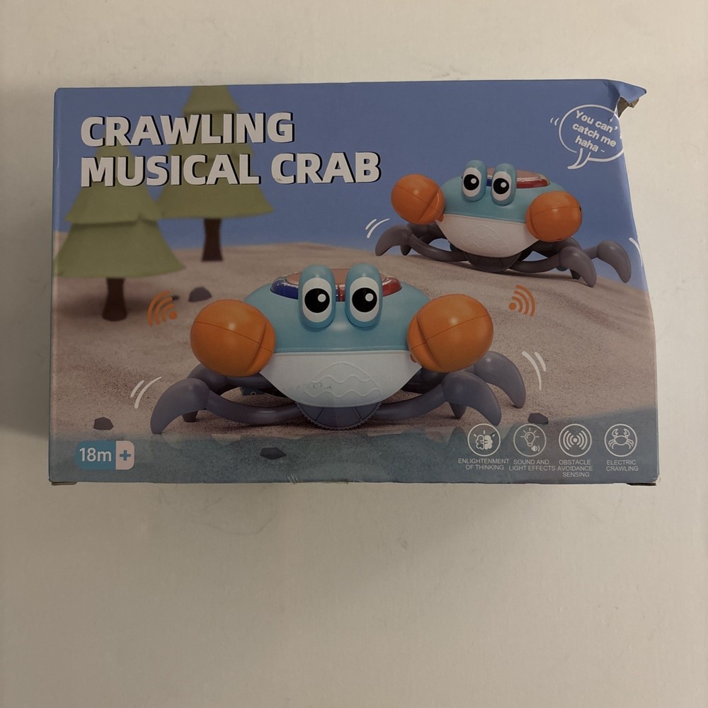 Crawling Musical Crab Baby Toy – Baby Gift Toy For Babies 6-18+ Months
