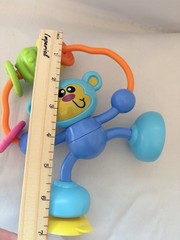 Infantino Baby Monkey Rattle Teether Activity Toy Colorful Developmental Toy