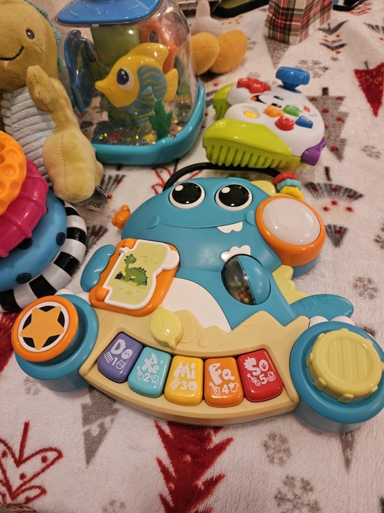 Light-Up Elephant Piano Toy for Infants – Ages 6 to 18 Educational Fun