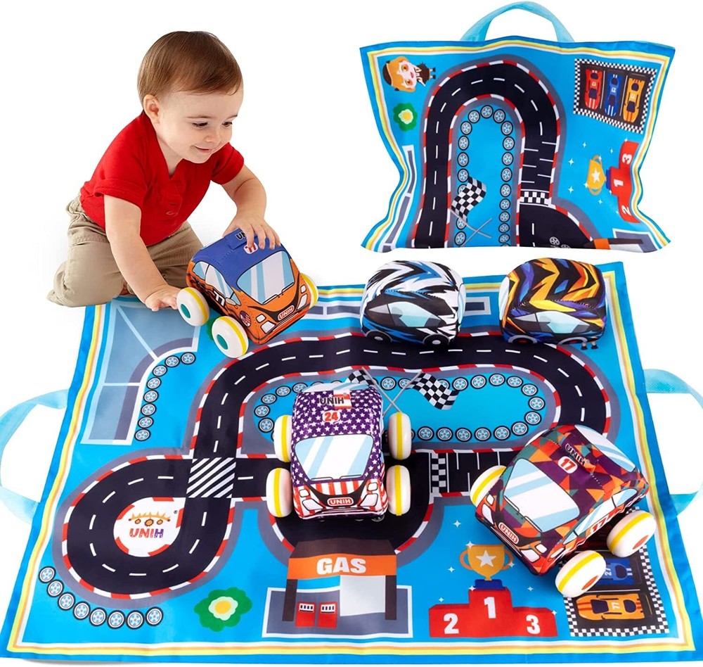 Pull Back Cars for Toddlers 1-3, Vehicles Toy for 1 Year Old Boy,6 Pieces Push a
