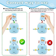 Drawing Robot for Kids, Interactive Educational Drawing Robot with Voice Inte…