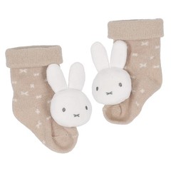 Miffy Baby Foot Rattle Set – Super Soft Rattles, Neutral Colors, Soft Sensory…