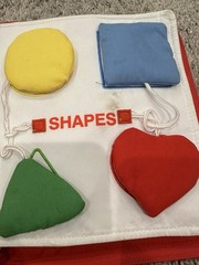 deMoca Quiet Book Soft Activity For Baby Fine Motor & Sensory Skills