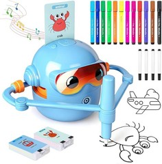 Drawing Robot for ,Doodle Bot Machine with 100 Cards,Montessori Painting Lear…