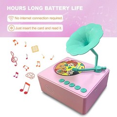 Audible Educational Toy with Music for Toddlers Age 1-5, 96 Songs Stories Cards