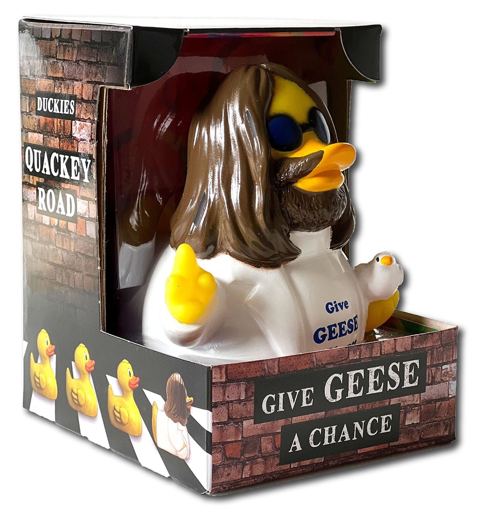 CelebriDucks – Give Geese A Chance – Floating Rubber Ducks – Small