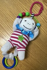 The Manhattan Toy Company – Monkey Travel Activity Toy – Clip On Design – 13″