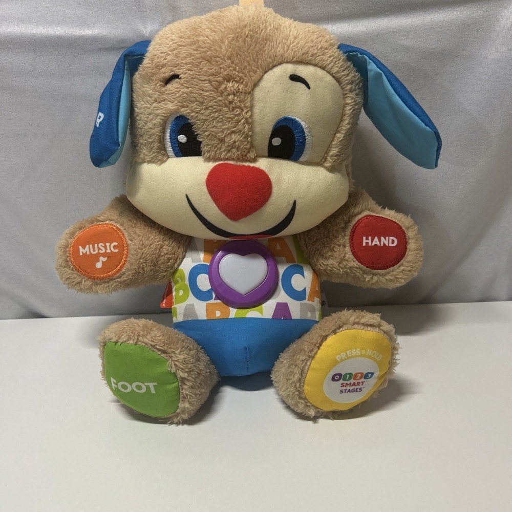 Fisher Price Laugh and Learn Smart Stages Puppy Toddler Learning Toy Stuffed Dog