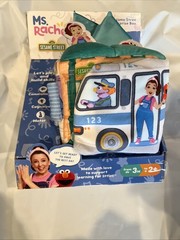 NEW Ms. Rachel Sesame Street Surprise Learning Box with Ms. Rachel & Elmo Plush