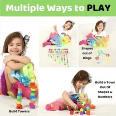 TOYVENTIVE Wooden Shapes Number Puzzle for Toddlers-Montessori Toys Ages 3,4 & 5
