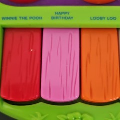 Tiger Electronics Disney Winnie the Pooh Poppin’ Piano Musical Toy 87-001