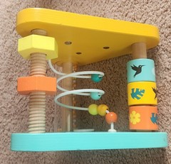Janod Tropik Multi-Activity Pyramid Wooden Early-Learning Toy – Educational Toy