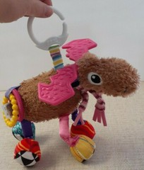 TOMY/Lamaze Moose Plush Baby Developmental Crib Toy *Crinkle/Teether/Rattle