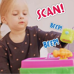 CoComelon Veggie Fun Learning Basket with Play Food and Checkout Counter