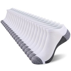 COOVAN Men Athletic Ankle Socks 12 pack Low Cut Short Cushion Casual Sock（