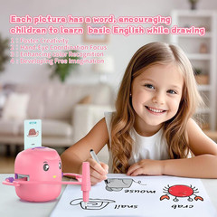 Interactive Educational Drawing Robot for Kids – Montessori Learning Toy with 15