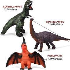 Large 6-Piece Dinosaur Toy Set – Durable and Realistic for Imaginative Play
