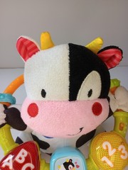 VTech Lil’ Critters COW Moosical Beads Interactive Stuffed Plush Toy WORKS