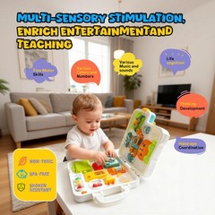 Montessori Busy Board Toys for 1 2 Year Old, Educational Montessori Baby Toys…
