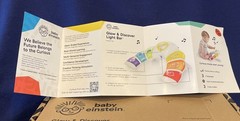 Baby Einstein Glow & Discover Light Bar Activity Station, English French Spanish