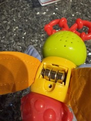 Bright Starts Twisty Bug dragonfly butterfly take along baby toy rattle lights