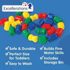 Early STEM Toy, Connecting, Fun, Linking, Pop Beads for Toddlers, Snap Lock B…