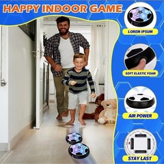 2 Pcs Hover Soccer Toys Set, Boys Gift Idea for Ages 6-12 And Up, Indoor Fun