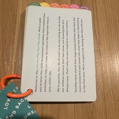 Lovevery The Play Gym Guide Book Activities for Play 0-12 Months Montessori
