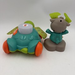 Fisher Price Linkimals LOT OF 5 Owl Moose Koala Sloth Turtle TESTED/WORK
