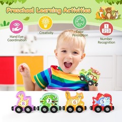 Interactive Montessori Animal Train Set – Develops Fine Motor Skills for Kids