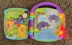 Fisher-Price Laugh and Learn Storybook Rhymes Book with Lights & Sounds