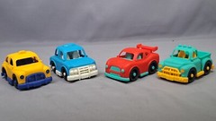 toys Happy Cruisers Cars Set Of 8 Toys Children Blue & Pink