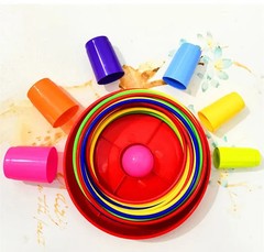 Children Throw Circle Game Ferrule Stacked Toys Fun Indoor Outdoor Parent-Child
