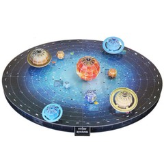 Solar System Eight Planets 3D Paper Puzzle Building Model Toy Universe Space Set