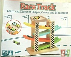 Race Track Learn and Discover Shapes Colors, Movement Educational Learning Toy