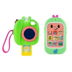 CoComelon Musical Cell Phone and Camera Pretend Toy Set – Officially Licensed