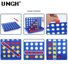 UNGH Four In A Row Bingo Chess Connect Classic Family Board Game Toys Fun Kids