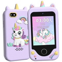Kids Phone Toys for 3 4 5 6 7 8 Year Old Girls, Touchscreen Toddler Phone wit…