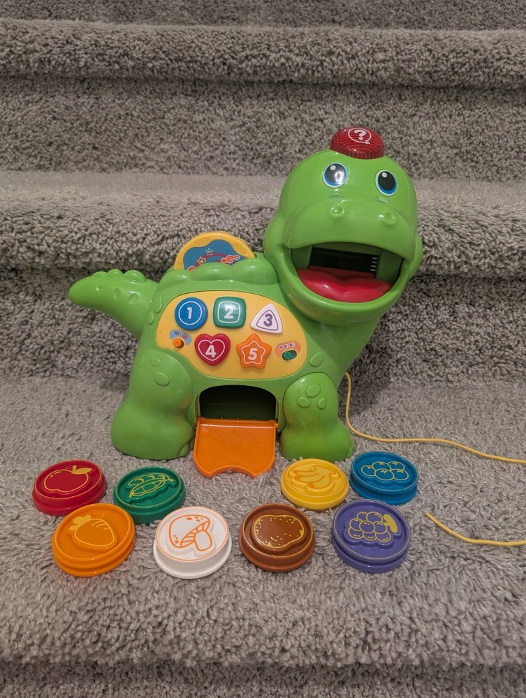 VTech Chomp & Count Dino with Accessories Green Dinosaur Toy