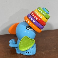 LeapFrog Stack and Tumble Elephant Music Sounds Shapes Colors Numbers TESTED