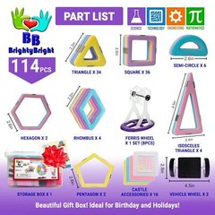 Toys For Boys Girls Kids Children 3 4 5 6 7 8 9 10 Years Old Age Magnets Tiles