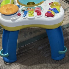 Multicolor Activity Table Toy Numbers & Letters Developmental Hand-Eye Motor